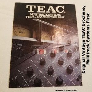 Original Vintage TEAC brochure, Multitrack Systems First